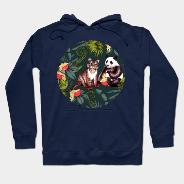 Exotic Noodle Jungle Hoodie by PerrinLeFeuvre